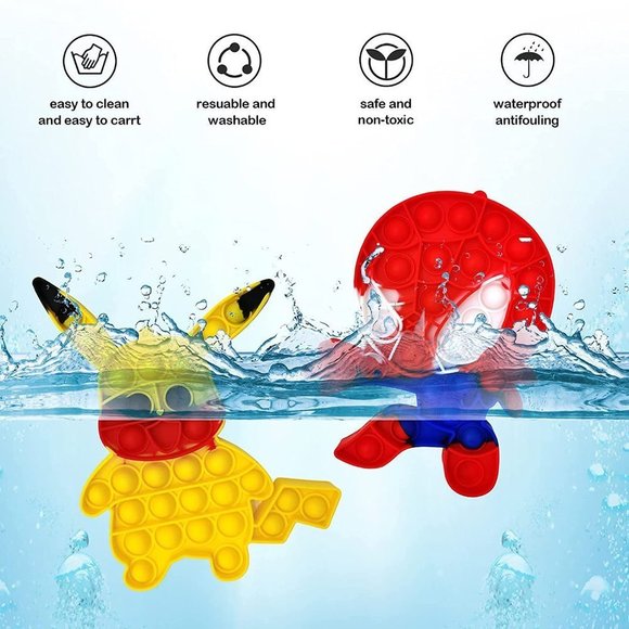 New Pokemon and Spiderman Pop It Fidget Sensory Toys​ - Picture 8 of 8